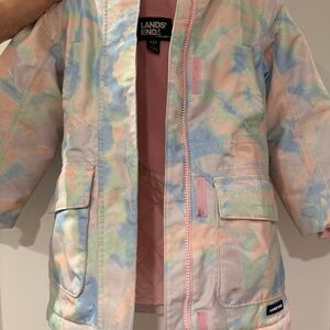 Lands' End Pink Fleece Jacket